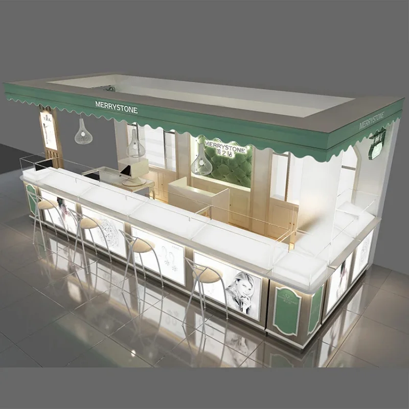 

Customize.Custom New LED Light Showcase Shop Mall Decoration Interior Design Ideas Jewelry Kiosk and Jewellery Shops