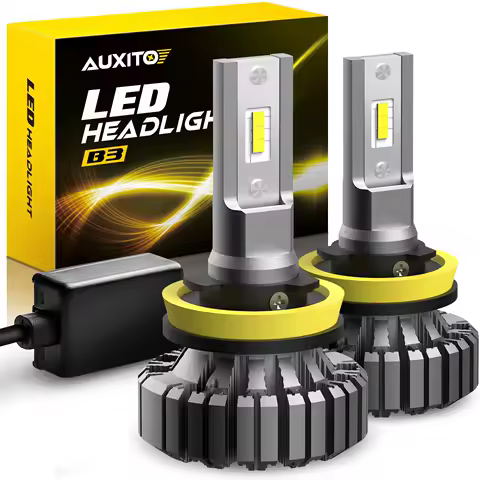 AUXITO 12V H4 H7 LED Headlights Bulb Canbus CSP Chips H11 H8 H9 9005 9006 HB3 HB4 High Power Car LED Head Lamp 6500K Fog Lights