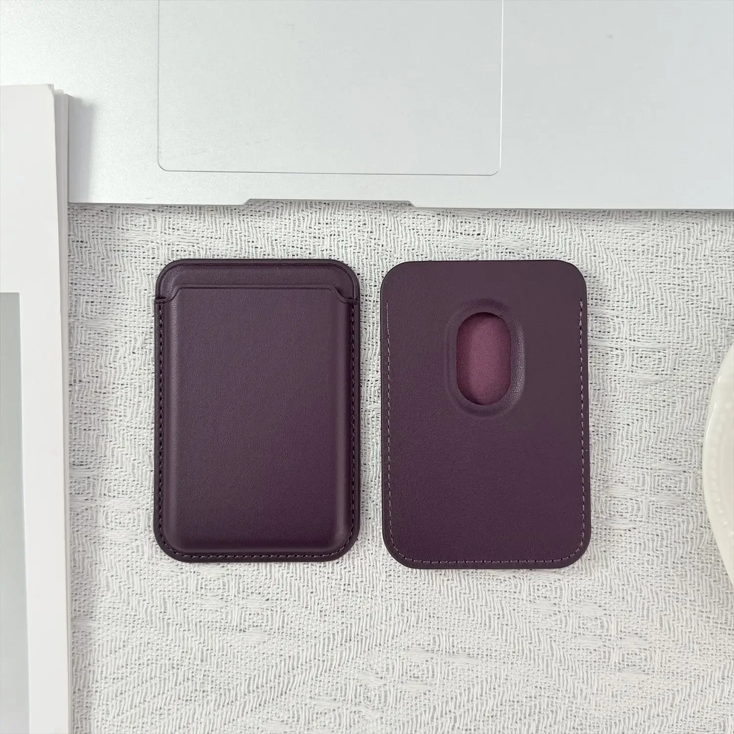Kartenhalter-Brieftaschen-Lederhülle für Apple iPhone 13 14 15 16 17 18 Pro Max mit starkem Magnetverschluss für Magsafe, Brieftaschen-Rückseitenhülle – Detail 16