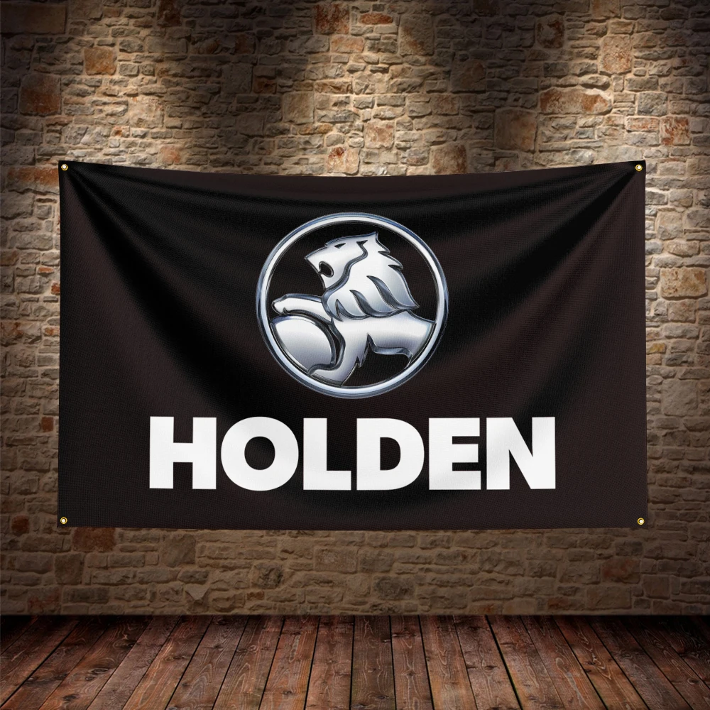 3X5Ft Holdens Racing Car Flag Polyester Printed Car Banner For Decor