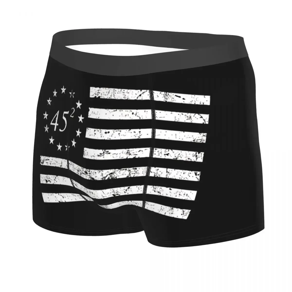 45 Betsy Ross Flag Vintage Donald Trump 20 Men Boxer Briefs Underwear Russian CCCP Highly Breathable Birthday Gifts