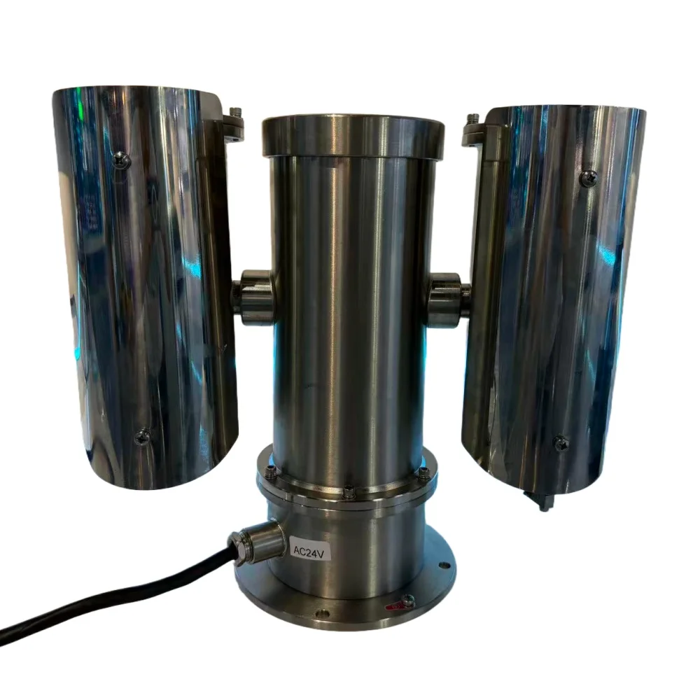 كاميرا IP شبكية PTZ مقاومة للانفجار مع رؤية ليلية، تطبيق داخلي وخارجي، خيارات تخزين بيانات بطاقة Poe Network NVR SD