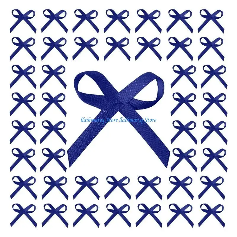 573B 200x/set Ribbon Bowknot for Gift Wrapping Sewing Embelishments Bowknot DIY