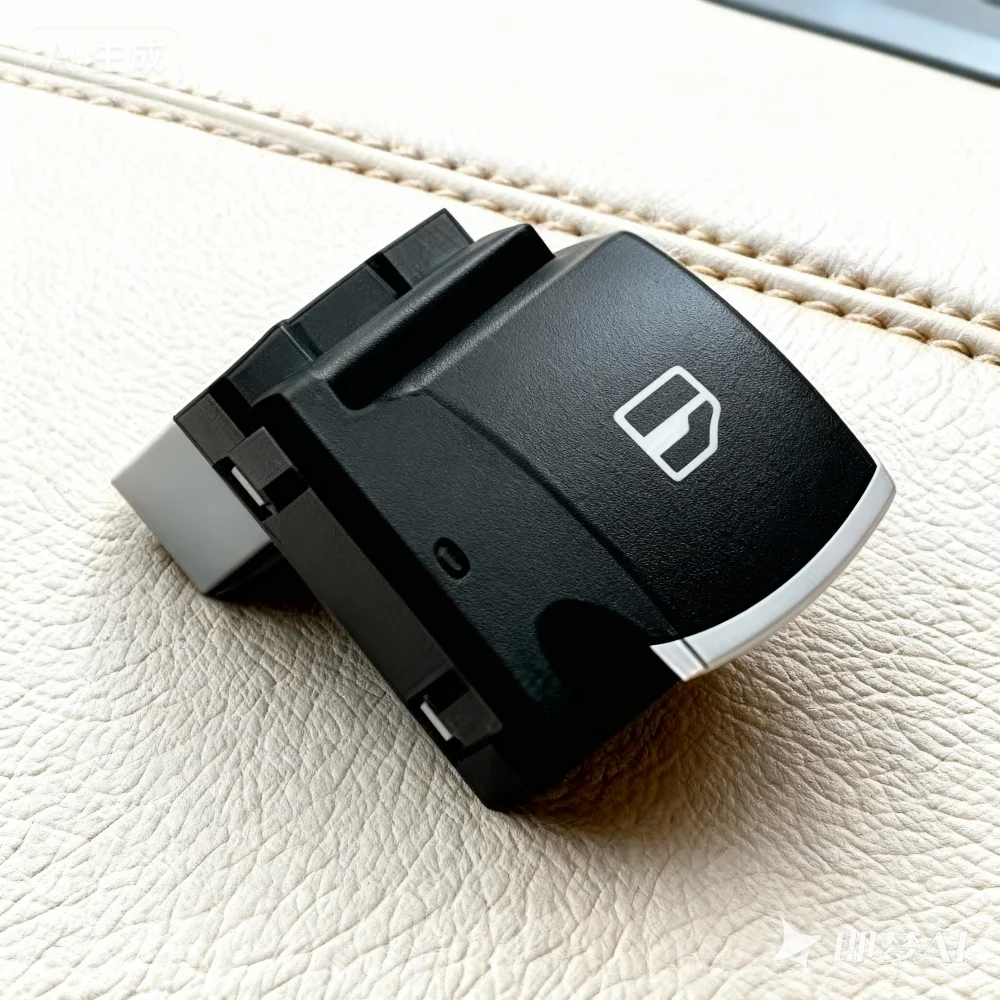 7P6959855 Single Power Window Switch Button for VW Touareg 2011-2018 Passenger Side Window Control Switch 7P6 959 855 A