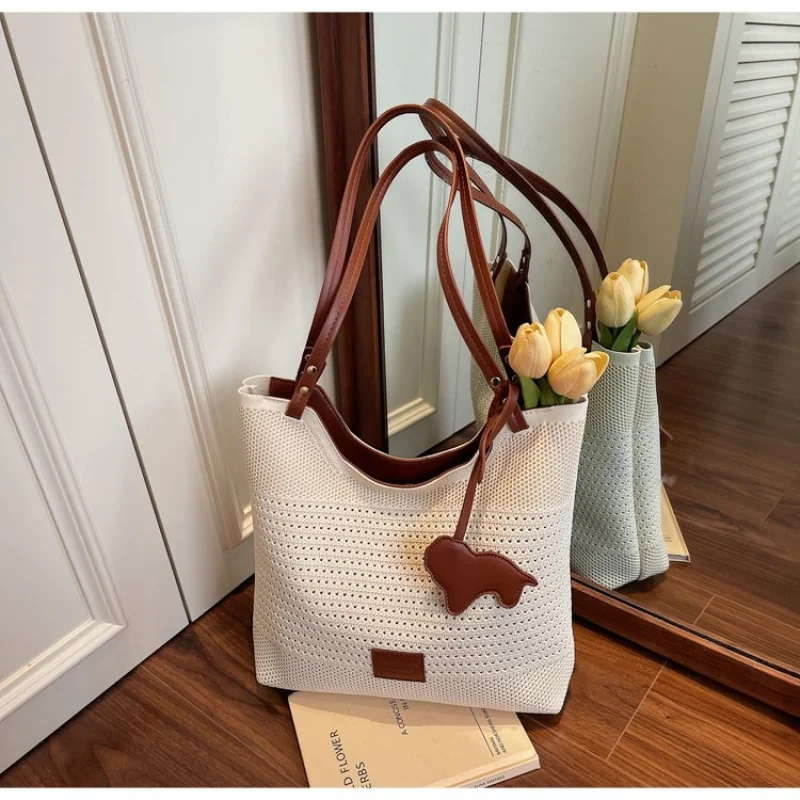 

Luxury Designer Inspired Crossbody Bag With Monogram Pattern And Leather Trim Iconic Fashion