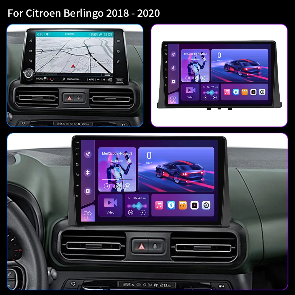 Car Radio For Citroen Berlingo 2019 Peugeot Partner For Peugeot Rifter 2020 For Opel Combo Android 16 Navigation GPS Autoradio