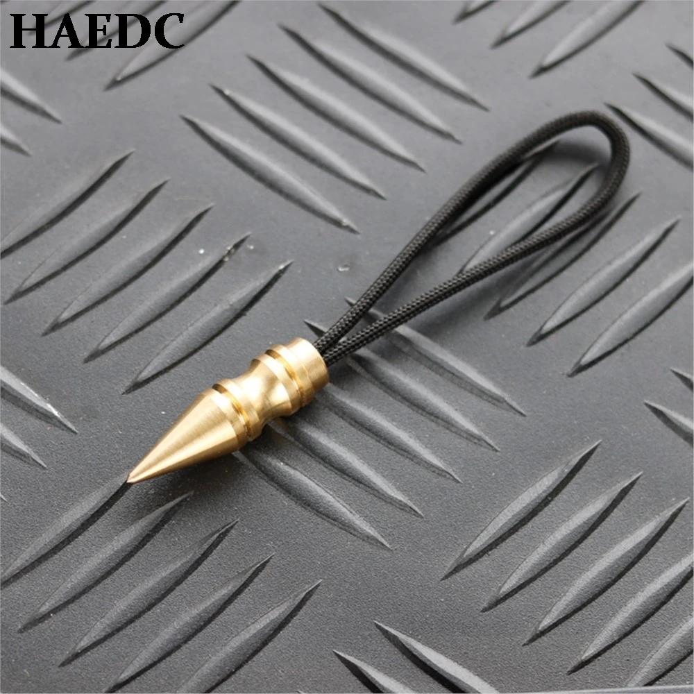 

Латунные бусины для ножей, тактическое оборудование для самообороны на открытом воздухе, EDC, аксессуары для отделки, небольшой инструмент, подвесной веревочный брелок, подвеска