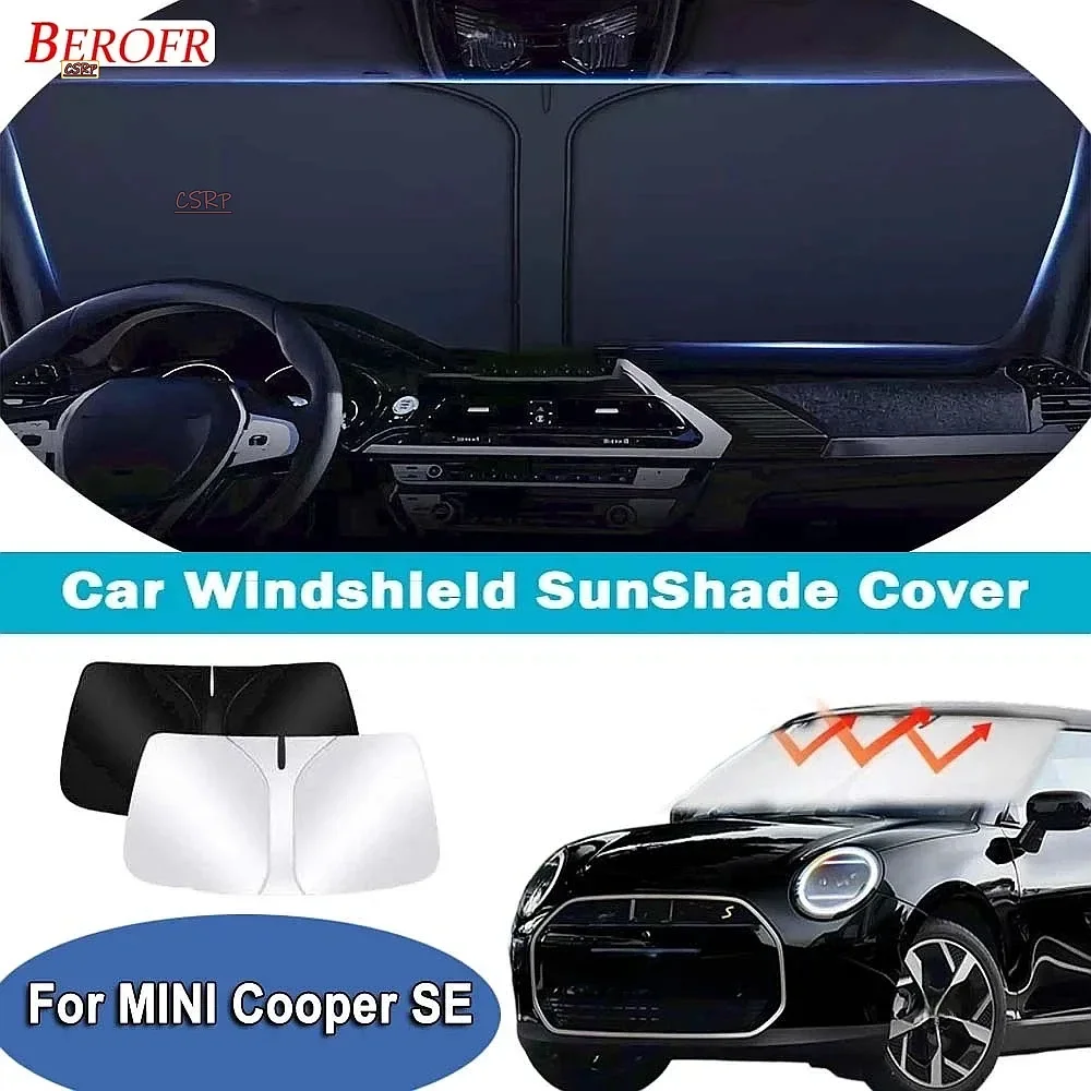 For MINI Cooper SE 2020-2026 Car Windshield Sunshade Cover Front Window Sun Shade Heat Insulation Summer Auto Accessories