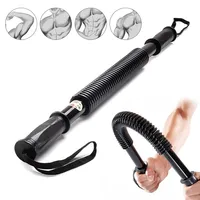 20-60KG Spring Arm Strength Trainer With Safety Webbing Rope Pectoral Back Muscle Training Bar Strength Training Auxiliary Tool