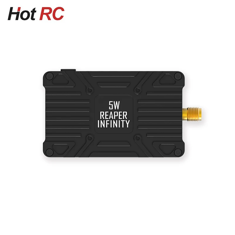 

FOXEER Reaper Infinity 4.9G-6G 80CH 5W VTX Switchable Transmitter Built-in Microphone CNC Heat Dissipation Structure for RC FPV