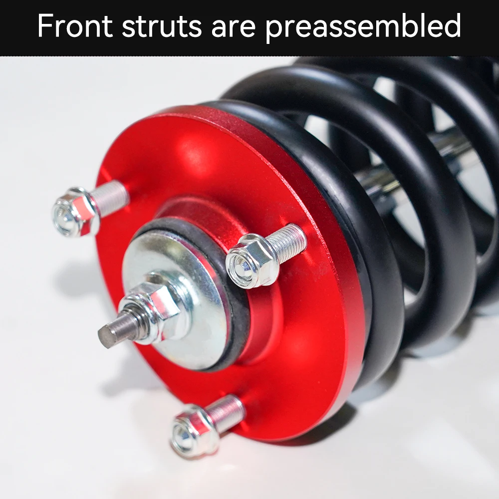 For Ford Ranger T9 Foam Cell Adjustable Car Shock Absorbers 2 Inches Lift Off-road Suspension Kit Coil Springs