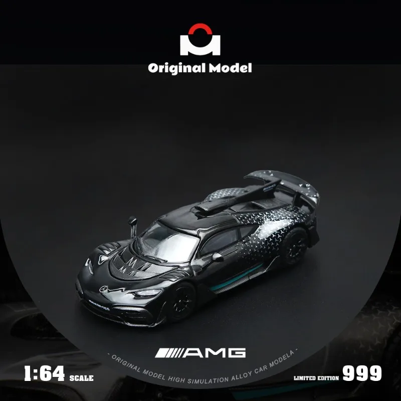 

Original Model 1/64 Mercedes AMG One - Starlight Black Alloy Car Model Birthday Gift Boy Toy Desktop Decoration Collection