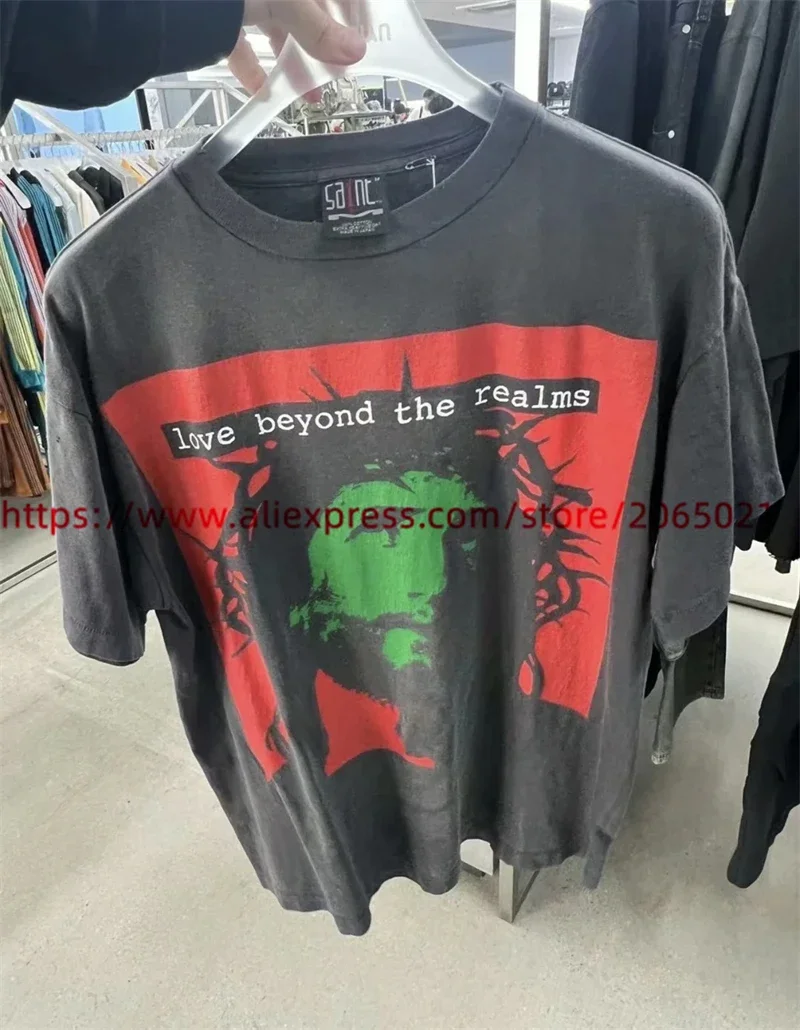 غسلها سانت تي شيرت الرجال النساء الإصدار الأعلى ريترو تي شيرت المحملة القمم #2