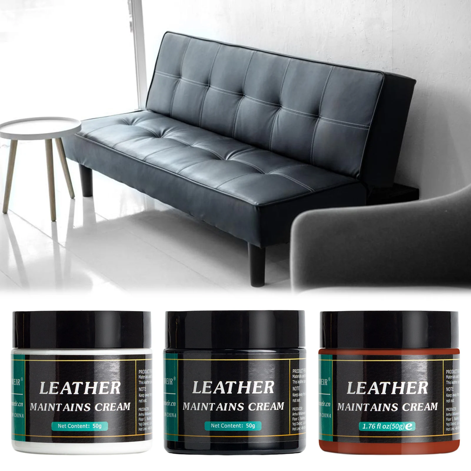 Car Leather Restorer Cream Auto Leather Recolour Balm Leathers Color Restorer Car Leather Seats Cream For Sofas Chairs Shoes