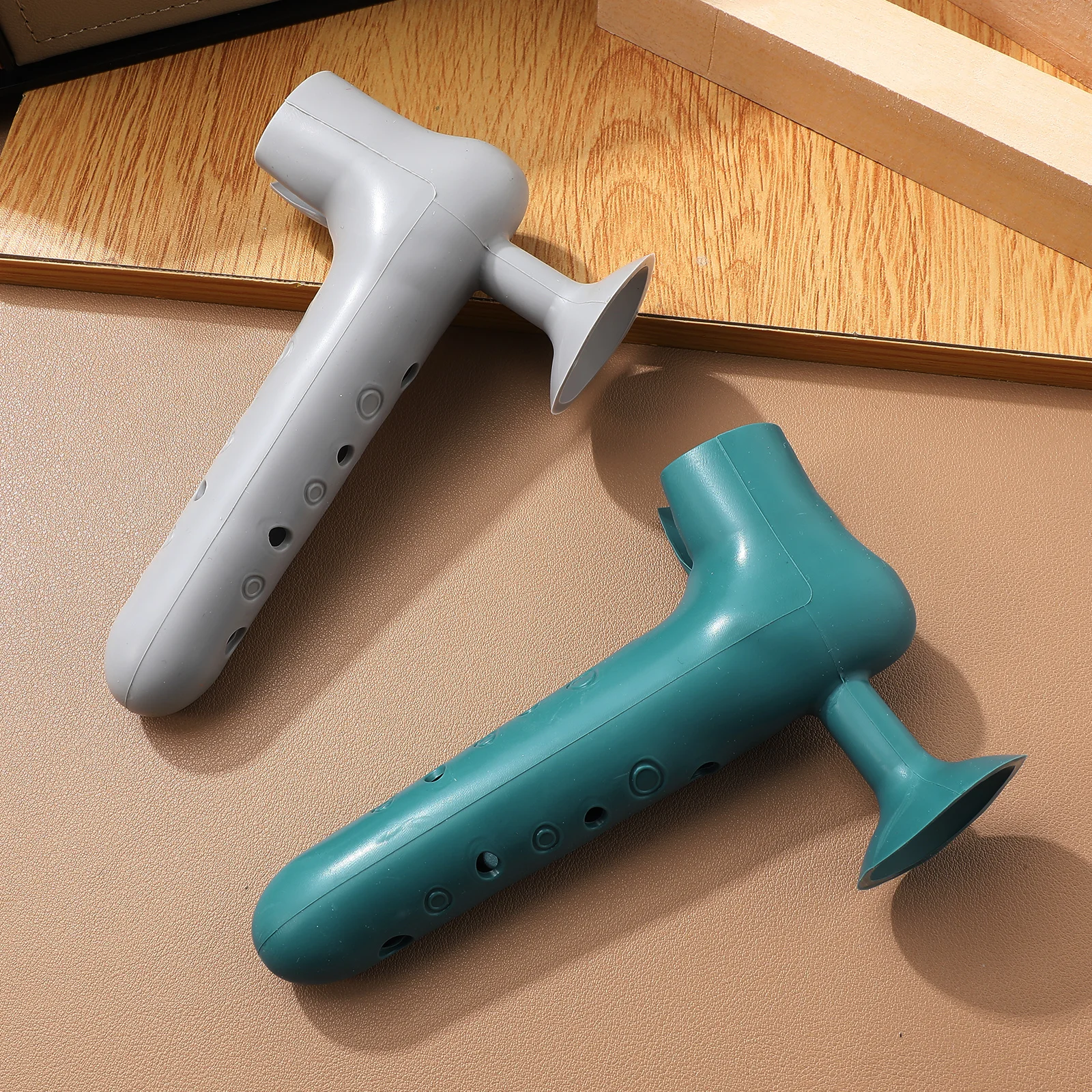 

4pcs Silicone Handle Protector Anti-Collision Cover Wall Bumper Noise Absorbing Easy Install Dirt Resistant Small Opening