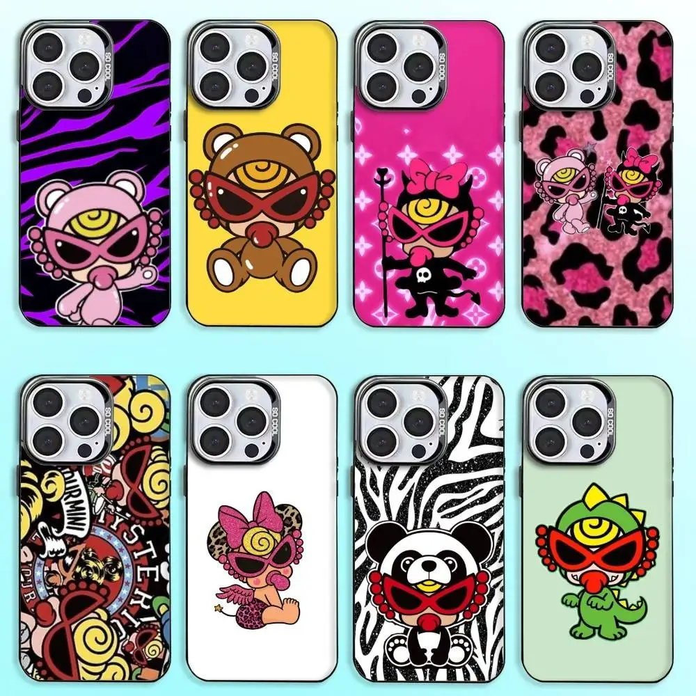 

H-Hysteric M-Mini Phone Case For iPhone17,16,15,14,13,12,11 Plus,Pro Max Black Candy Matte Shockproof Cover
