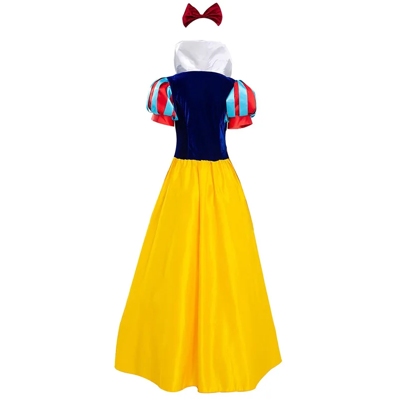 New Carnival Luxury Snow White Role Playing Costume Adult Cartoon Princess Birthday Party Costume Halloween Fancy Party Dress Ho