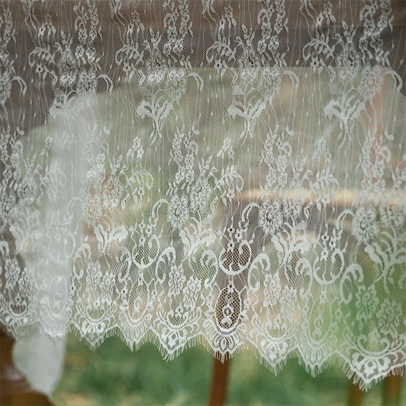 Wedding White Lace Tablecloth Vintage Reception Table Cloth for Wedding Decor Boho Party Valentine\'s Day Tablecloth
