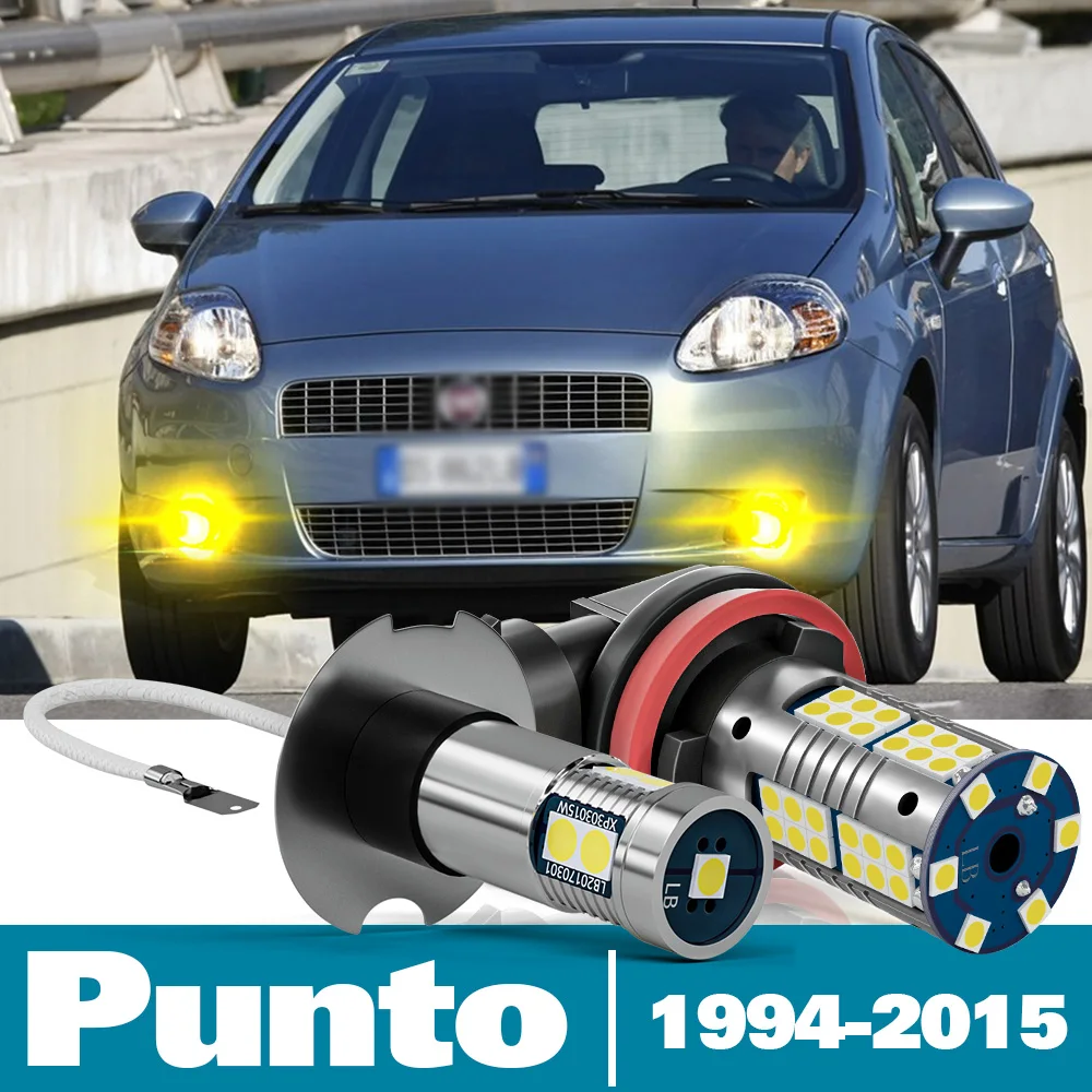 

2pcs LED Fog Light For Fiat Punto Accessories 1994-2015 2003 2004 2005 2006 2007 2008 2009 2010 2011 2012 2013 2014