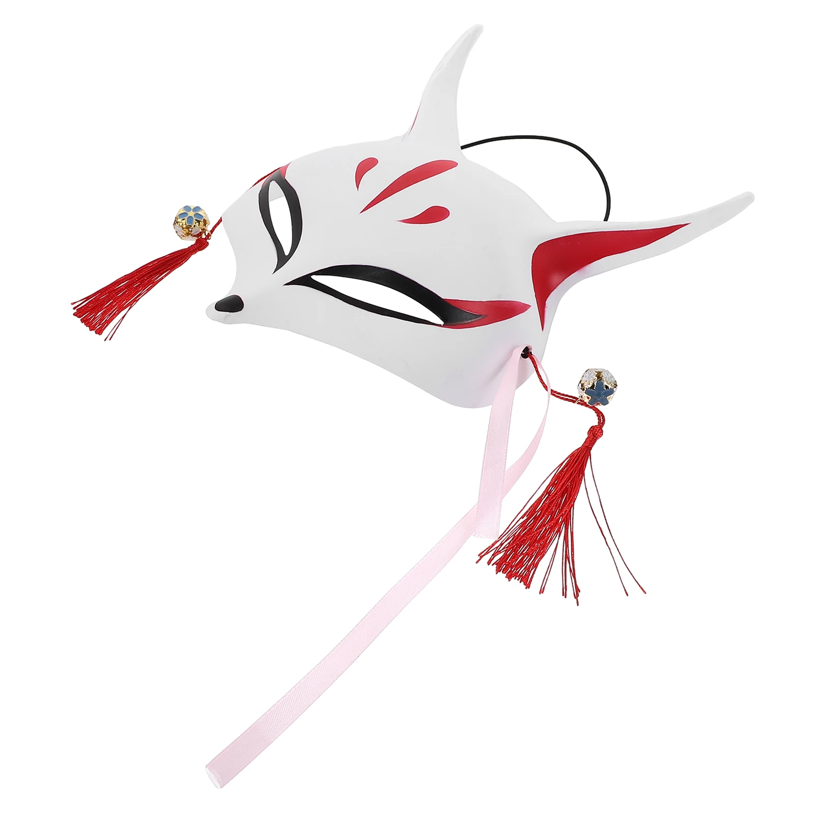 

Fox Mask Foxes Cosplay Make up Masquerade Plastic Halloween Masks Face Ladies for Women
