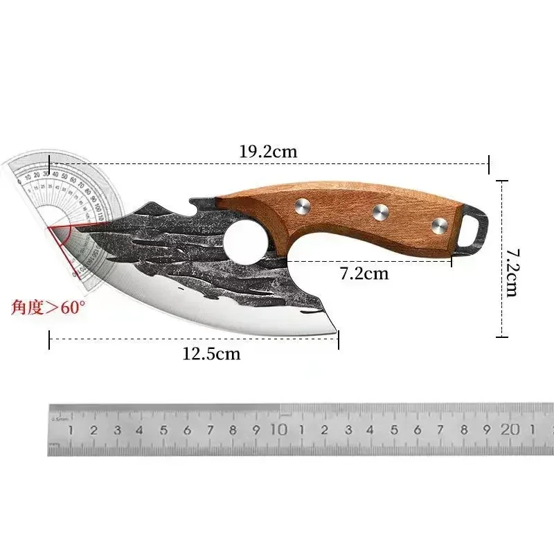 2024new Pick Bones Dedicated Knife Hand-Forged Meat Cutting Knife Slaughter Professional Meat Selling Knife