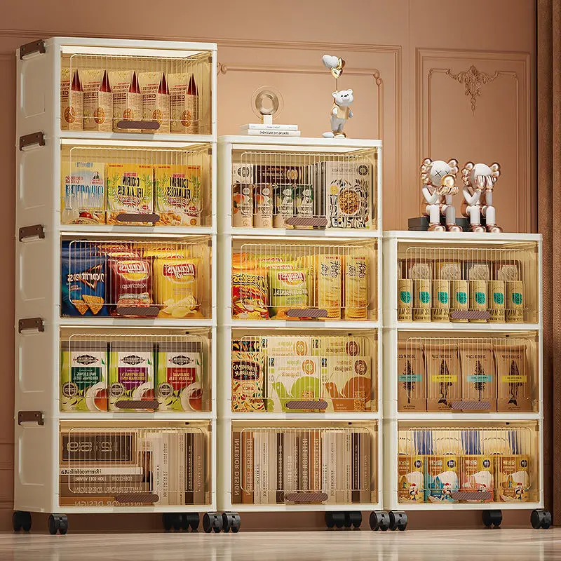 

Six-layer folding storage box, household storage wardrobe, organizing cabinets, and increasing capacity toy lockers