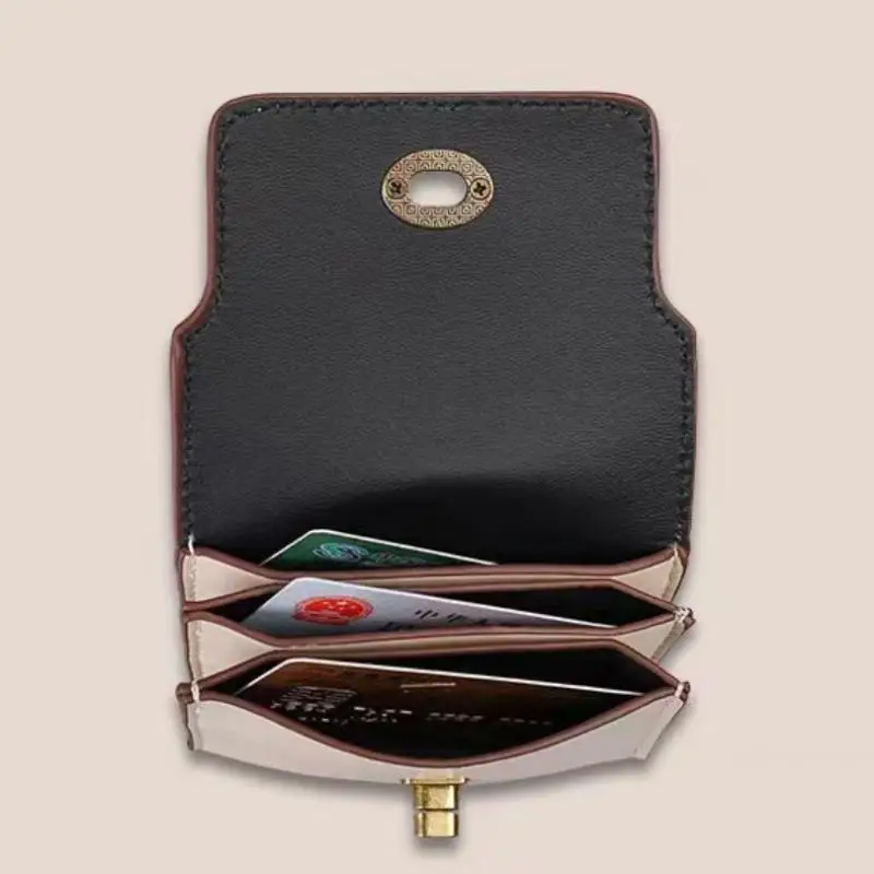 Women's Short PU Leather Wallet with Hasp description 7
