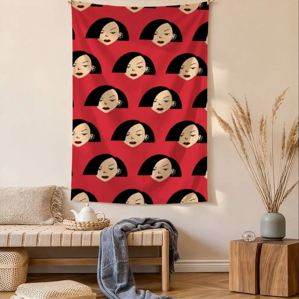 Humor D-Daria Morgendorffer Tapestry Tropical Ocean Wall Hanging for Bedroom Living Room Dorm Home Decor