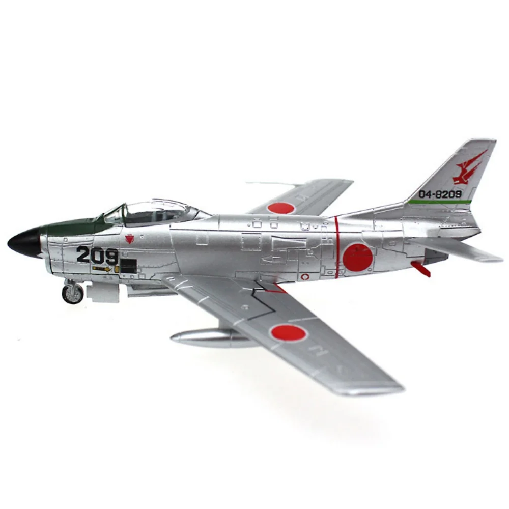 

Масштабная модель самолета F-86D (Япония) из сплава, 1:100, для детей, подарок, украшение для комнаты, авиационный коллекционный экспонат