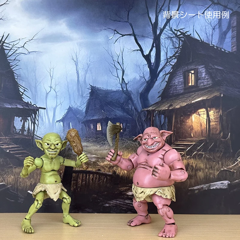 8Cm Pvc Toys Cabin Goblin Game Anime Action Figure Doll Movable Joint Garage Kit Collectible Model Ornament Toys Gift