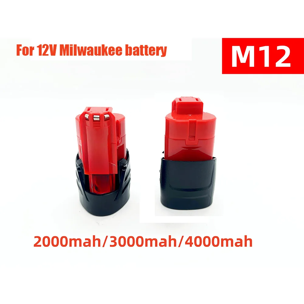 

For V Milwaukee Battery 3000mAh Compatible with Milwaukee M12 XC 48-11-2420 48-11-2410 48-11-2411 12-Volt Cordless Tools Battery