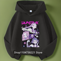 KPop Demon Hunters Huntrix Hoodie Kids Hooded Sweatshirt Baby Girls Pullover Hoodies Boys Fashion Outerwear Children's Clothing