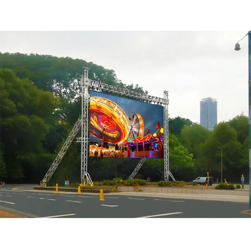 Waterproof Custom LED Displays Wholesale Selling 500mm P3.91 Outdoor Advertising Screens Display For EventsChip On BoardTranspar