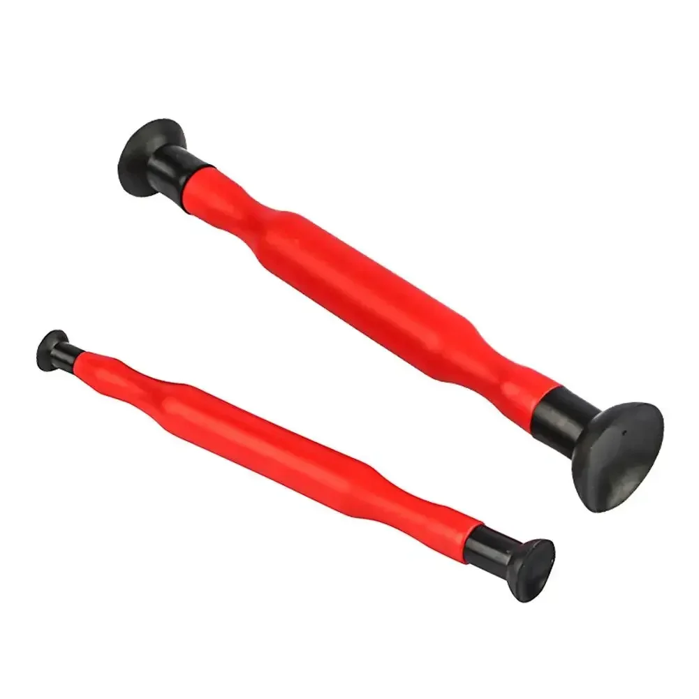2 Pcs Valve Lapping Sticks Plastic Grip With Suction Cup For Auto Motorcycle Cylinder Engine Valves Dust Grinding Tool