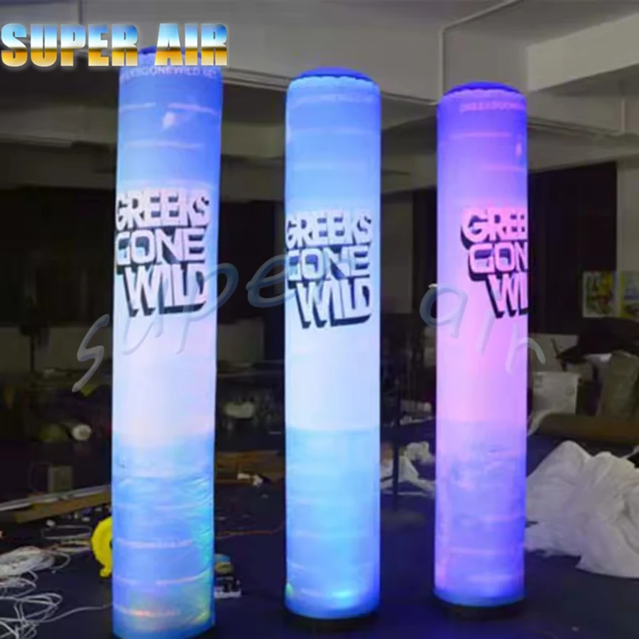 무대 장식용 맞춤형 상업 광고 풍선 조명 기둥