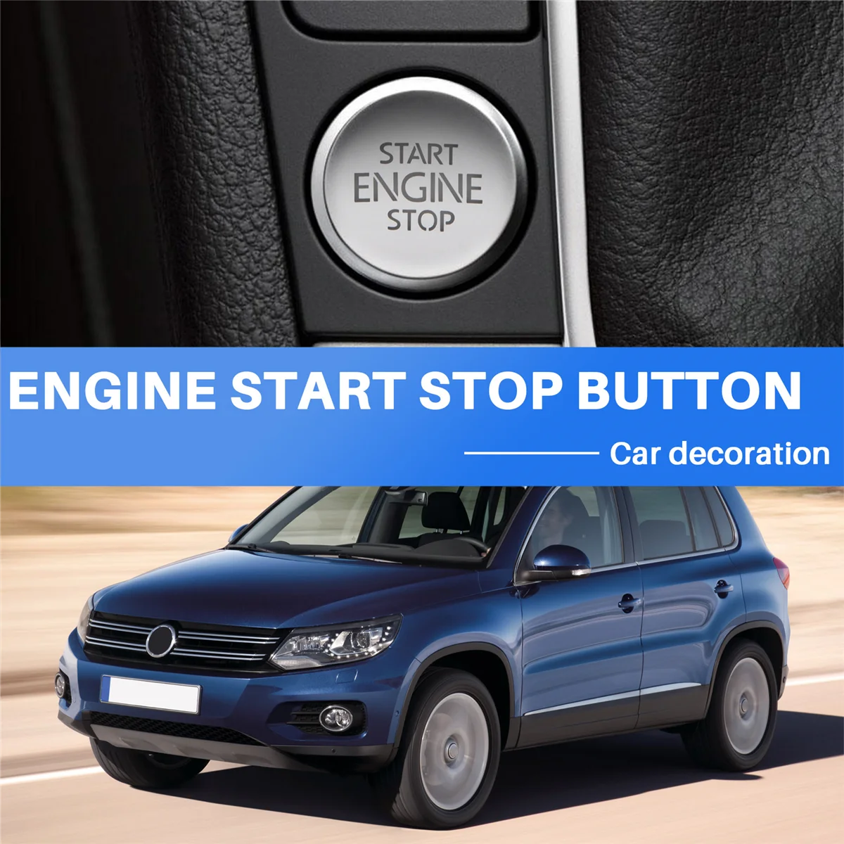 สวิตช์ปุ่ม Start STOP Engine mobil สำหรับ2008-2016 2011-2016 5N0959839 7N 5N0 839 959