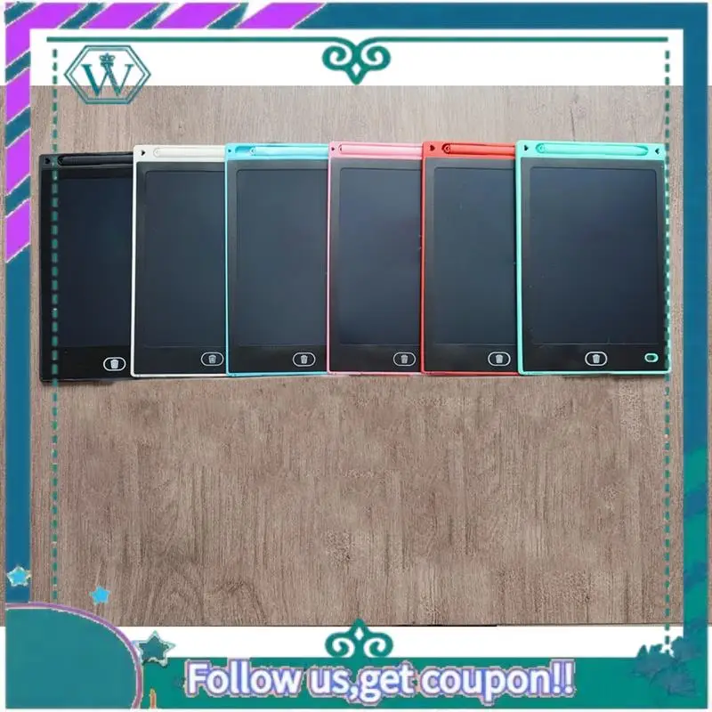 12 Polegada LCD Prancheta Prancheta Color Graffiti Board Para Presente de Aniversário de Natal Vermelho