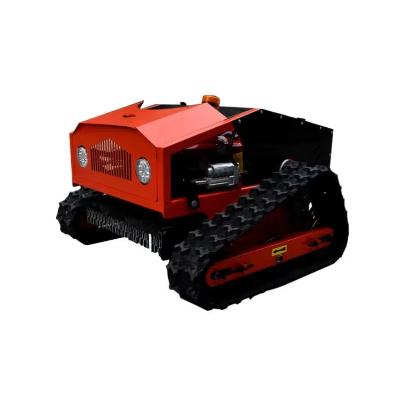 Rasenmäher Schiene Rasenmäher Fernbedienung Raupe Kleiner Mäher Mini Home Benzin Steuerung Landwirtschaft