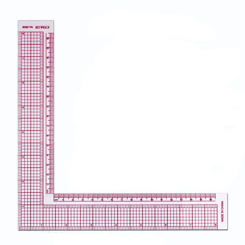 Imperial Plate Rule Garment Square Tailor\'s Square Plate Placing Ruler Garment Proportion Plate Making Curve Cutting Швейний інструмент