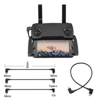 30CM OTG Data Cable For DJI Spark MAVIC Pro Air Mavic 2 Zoom Mini SE Micro-USB Type-C Connector for Tablet Phone to Controller