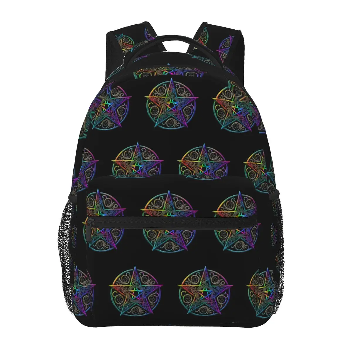 

Occult Satanic Pentagram Backpacks Boys Girls Bookbag Students School Bags Cartoon Travel Rucksack Shoulder Bag Large Capacity