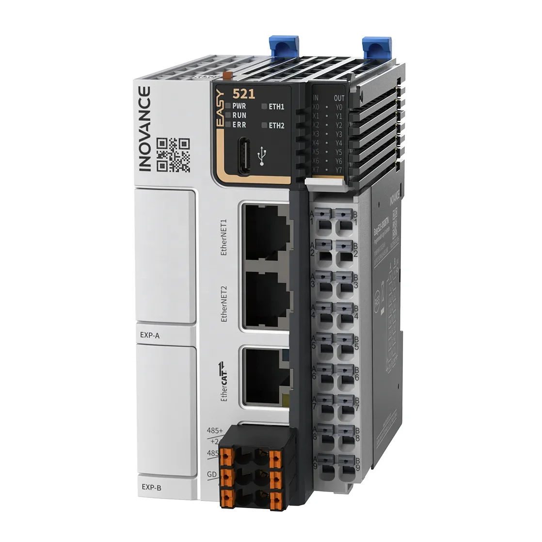 2026  Original New Inovance Easy Series PLC Easy521-0808TN EtherCAT-enabled PLC Programmable Controller CPU