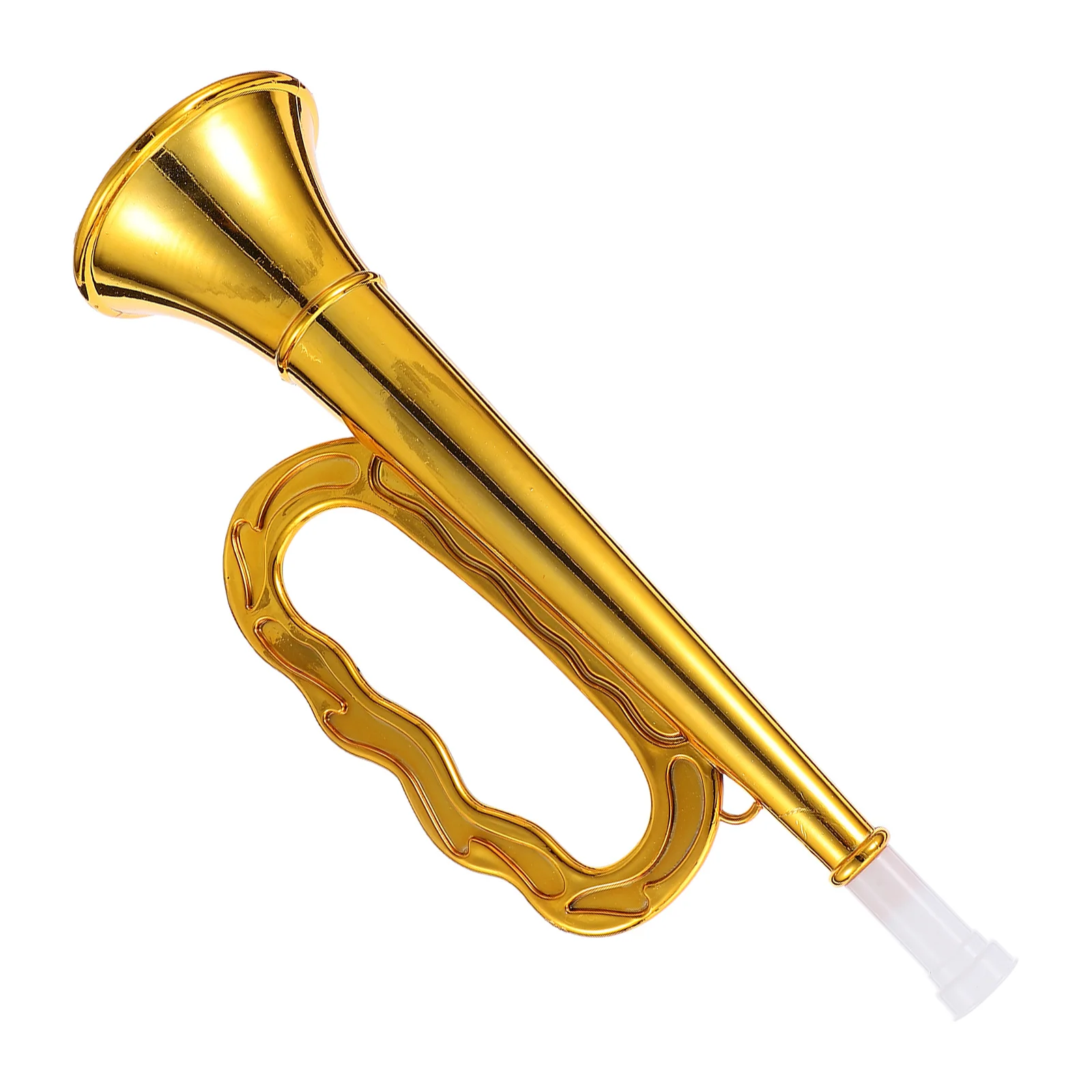 

2pcs Trumpet Plastic Musical Horn Bugle Props Kids Noise Maker Instrument For New Year Party Sporting Events Entertainment