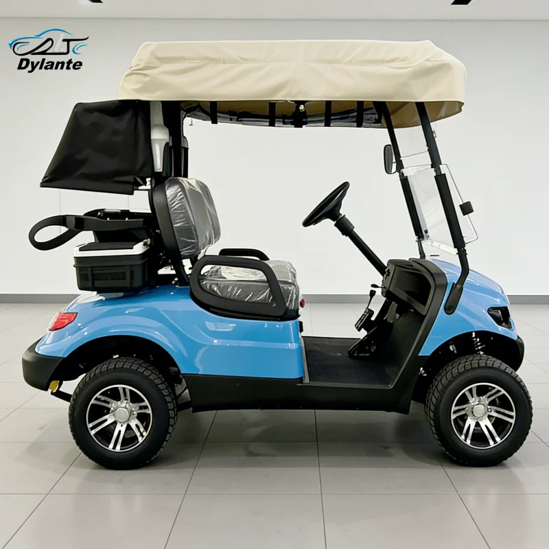 

2026 Новый запуск 2 4 места 72 В 5 кВт 4 кВт литиевая батарея переменного тока электрическая охотничья с дождевиком тележка для гольфа багги
