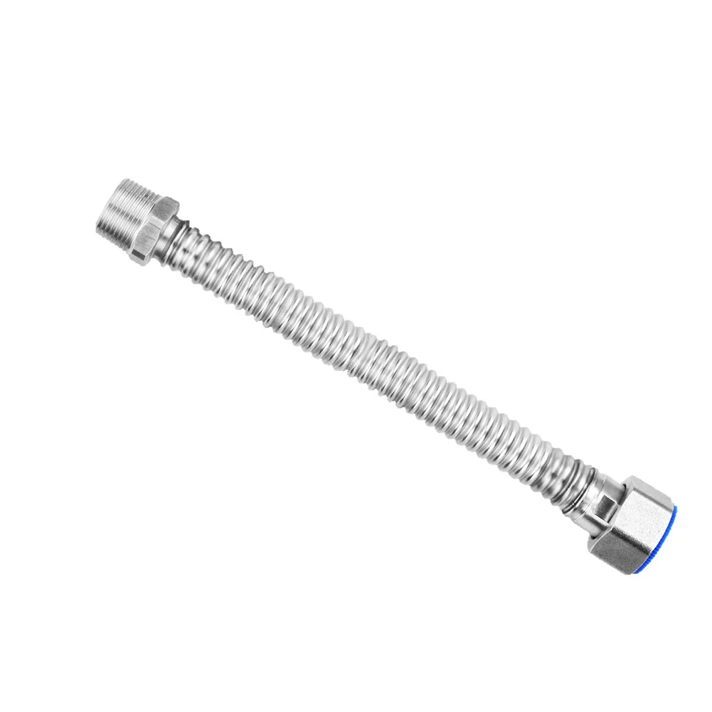 304 Stainless Steel Flexible Pipe 40cm Length G1/2 DN15 for Residential and Commercial Water Systems with Stable Flow Delivery