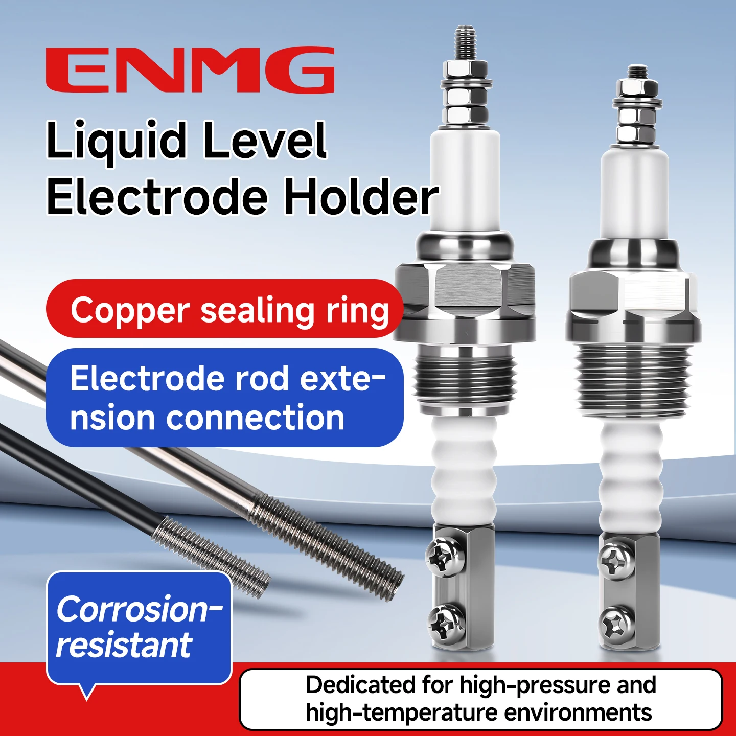 ENMG Boiler Electrode Water Level Maintainer Electrode Type Liquid Level PS-1S Probe High Temperature and High Pressure Probe BS