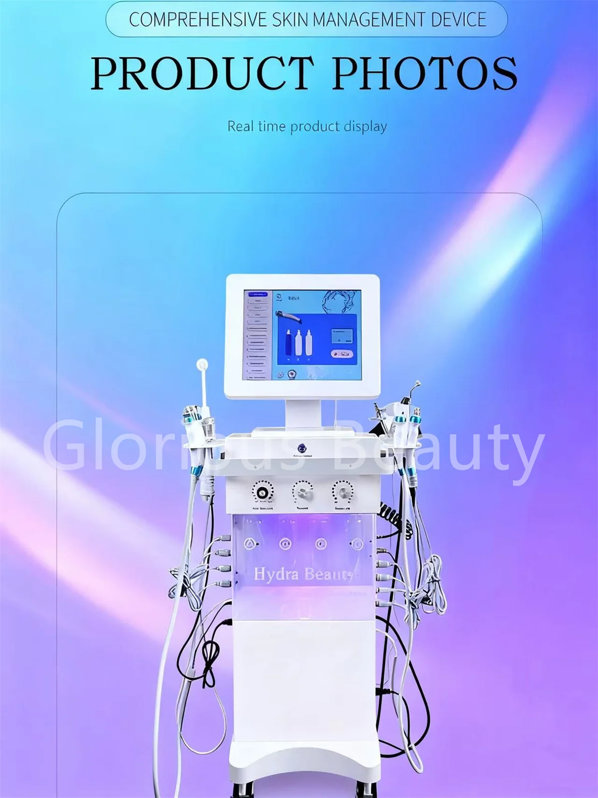 Novo 14 em 1 hidro branqueamento cuidados com a pele anti-envelhecimento máquina de beleza firmando a pele remover cravos poros limpos dispositivo facial machin