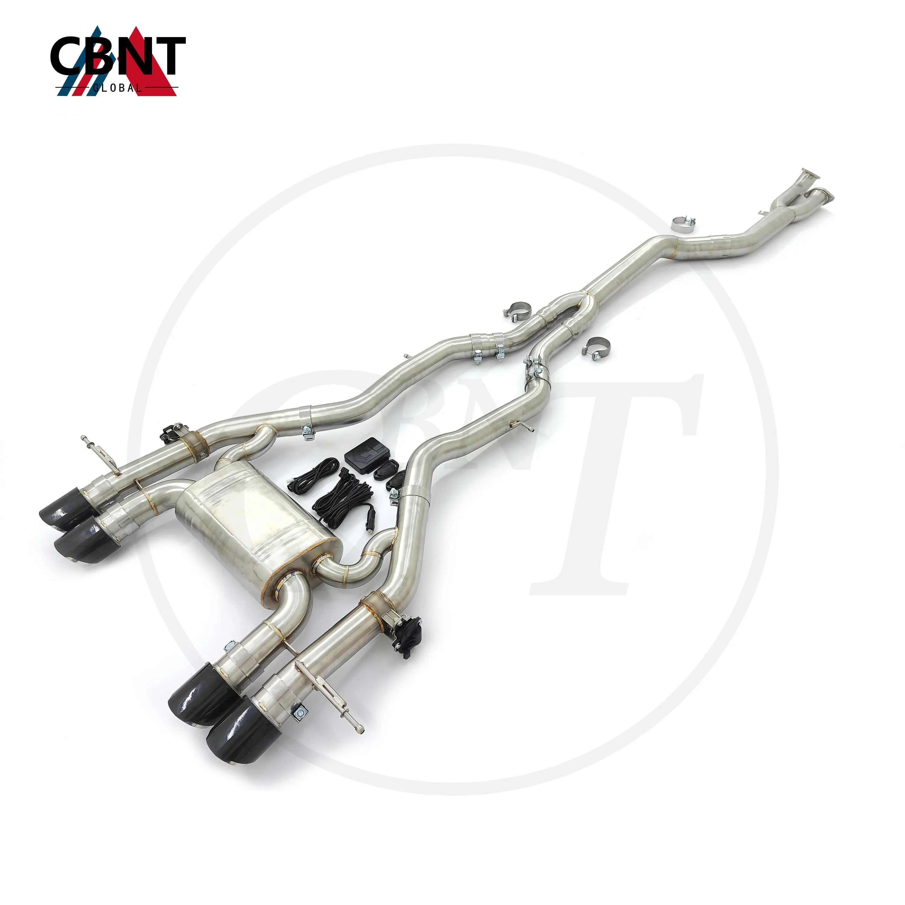 

CBNT Valved Exhaust System for BMW G87 M2 S58 3.0T Performance Catback with Valve Muffler High Quality SS304 Exhaust Pipe