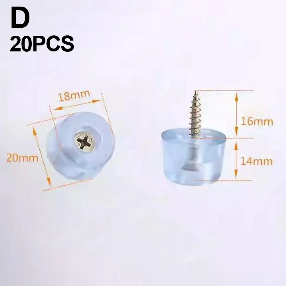 Anti Slip Design Anti Slip Feet Pads Sofa Chair Leg Specifications Transparent And Discreet Wear Resistant Silicone