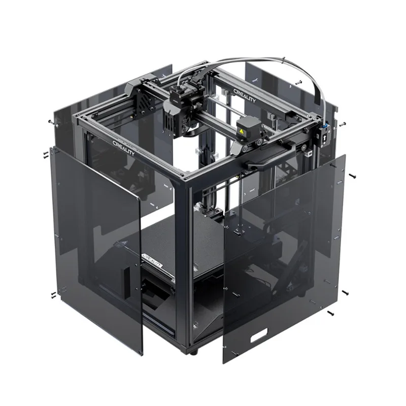 Acoustic Noise Reduction Constant Temperature Acrylic Enclosure for 3D Printer Ender 5 S1 storage box